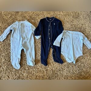 Ralph Lauren 6MO Onesie Set